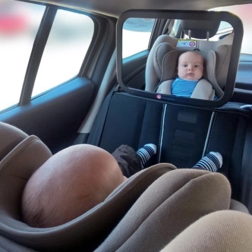 Široký a jasný výhled na miminko