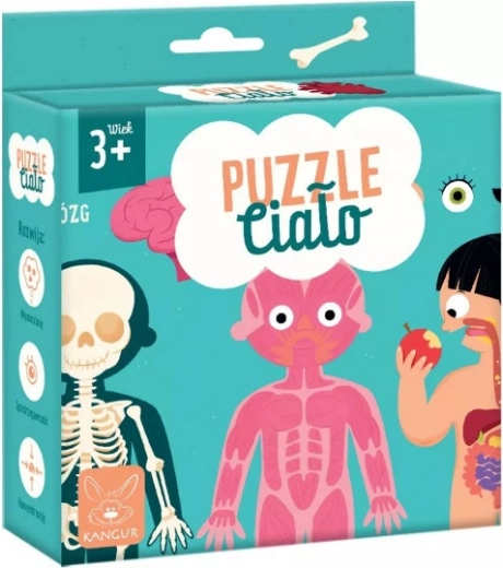 Puzzle lidské tělo 3+