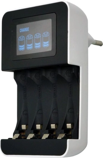 Solight inteligentní nabíječka AA/AAA s LCD displejem