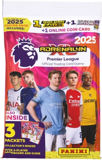 Panini Premier League 2025 Adrenalyn XL startovací sada
