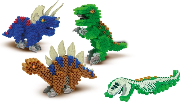 3D dinosauři z korálků