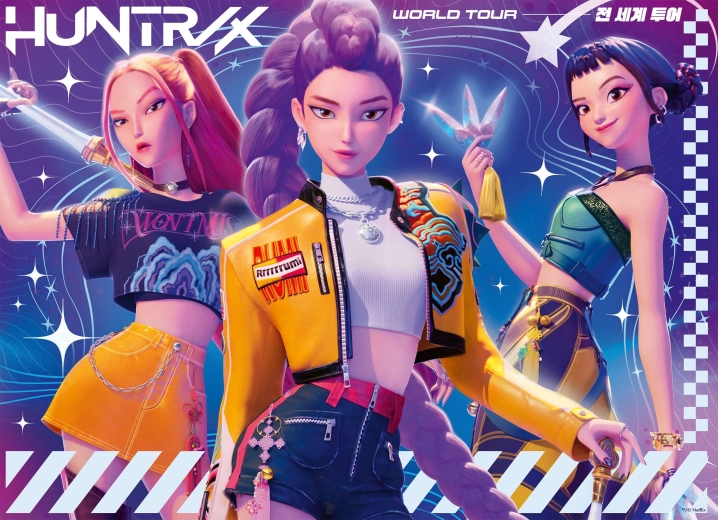 Ravensburger K-pop: Lovkyně démonů puzzle 4 × 100 dílků