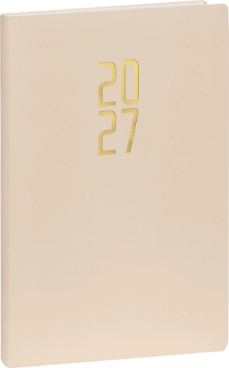 Notique týdenní diář Ponza 2027 béžový 15 × 21 cm
