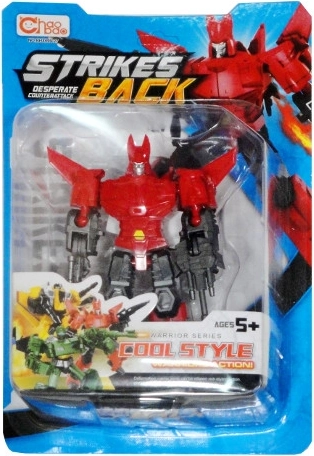 Plastikový transformující robot pro děti