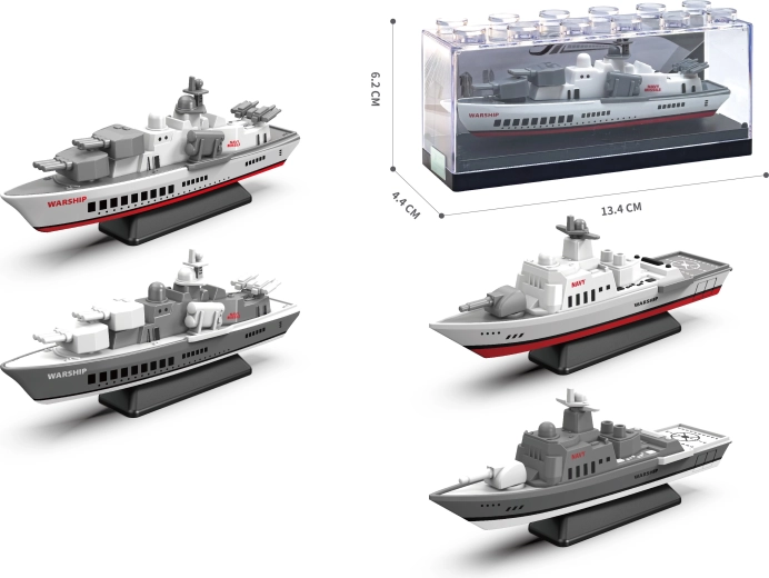 Kovový model válečné lodi 1:64 – více variant