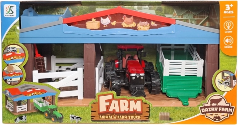 Hrací sada farma s příslušenstvím se světlem a zvukem