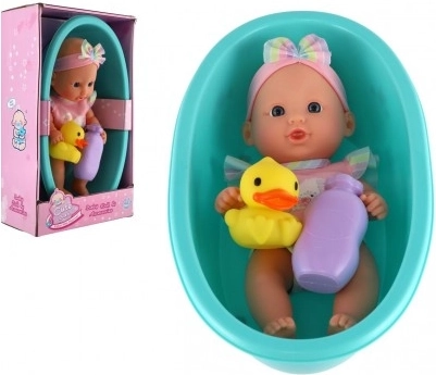 Panenka miminko do vaničky s doplňky 26 cm