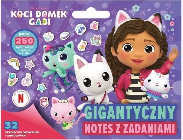 Koci domek Gabi – gigantický dětský notes