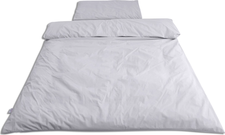 Babymatex nepromokavé bambusové povlečení 2dílné šedé 100 × 135 cm + 40 × 60 cm