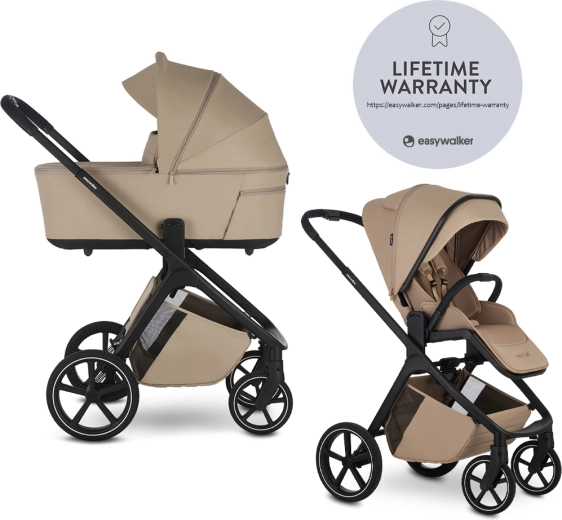Kombinovaný kočárek Easywalker Zoey Go sand taupe