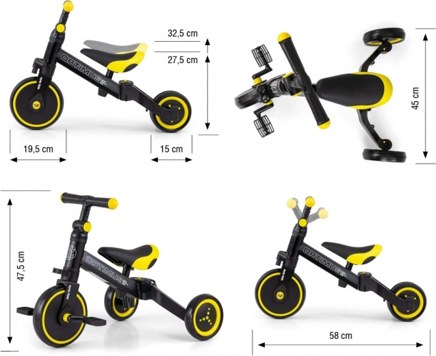 Nastavitelná, skládací a lehká