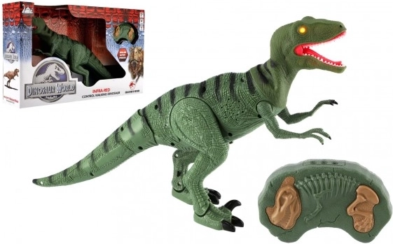 Chodící dinosaurus Velociraptor s dálkovým ovládáním