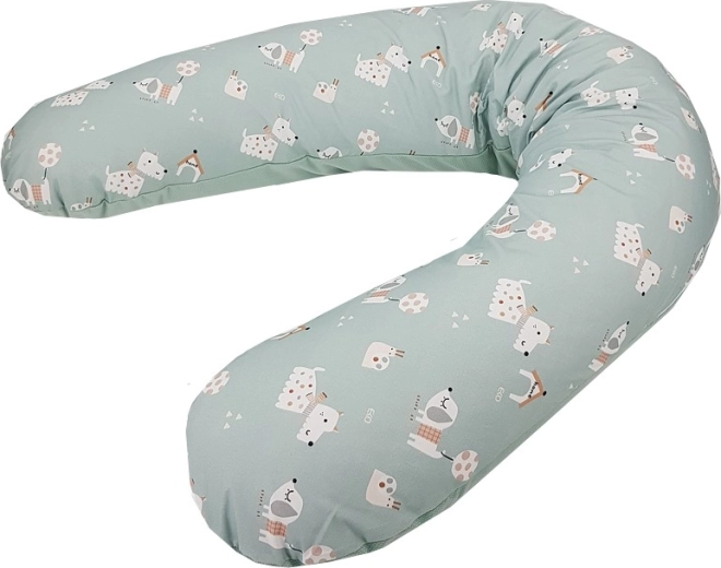 Ergonomická U‑opora pro těhotenství i kojení