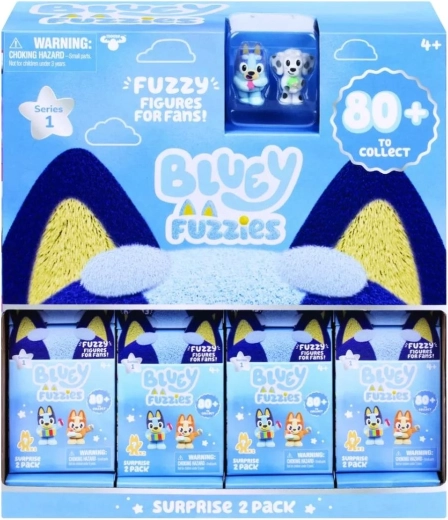 Bluey Fuzzies sběratelské figurky 2 ks, série 15
