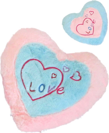 Plyšové srdce Love 25 cm - 1 kus