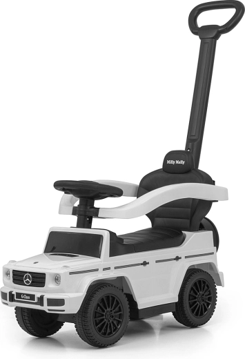 Milly Mally odrážedlo s vodicí tyčí Mercedes G350d bílé