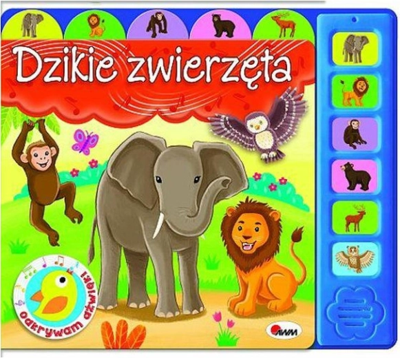 Objevujeme zvuky: Divoká zvířata – zvuková knížka pro děti