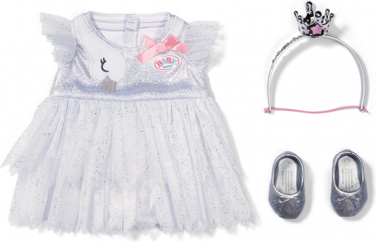 Třpytivý baletní vzhled s motivem labutě