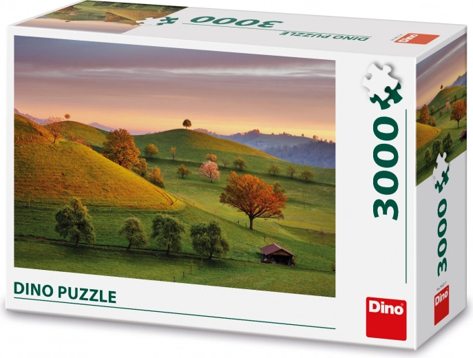 Dino puzzle Pohádkový východ slunce 3000 dílků