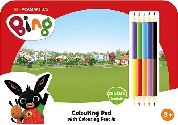 Kreslicí sada s pastelkami Bing