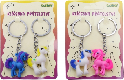 Klíčenka přátelství Jednorožec - 2ks