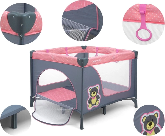 Bezpečné síťované boky a zipová dvířka