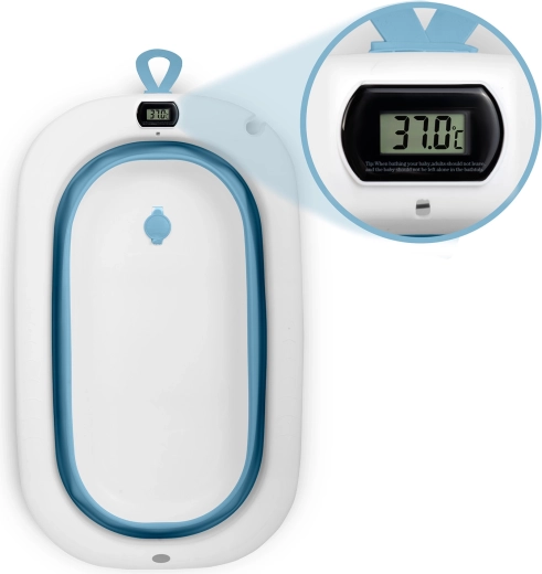 Elektronický teploměr s jasným LCD a bezpečnostní špunt