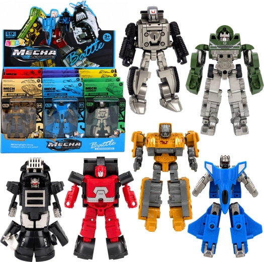 Robot 2v1 transformující se na vojenské vozidlo