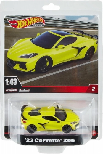 Hot Wheels Premium 1:43 – sportovní vůz Corvette sběratelský model