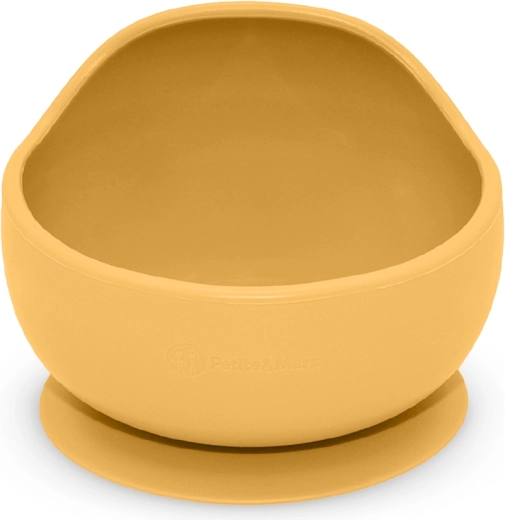Petite&Mars silikonová miska s přísavkou Take&Match intense ochre