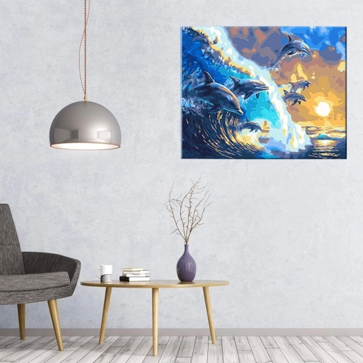 Hotové dílo připravené k pověšení