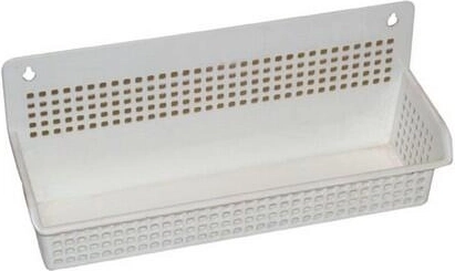 Závěsný plastový košík velký 30 × 10 × 13 cm, mix barev