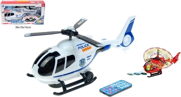 Helikoptéra s pilotem na baterie