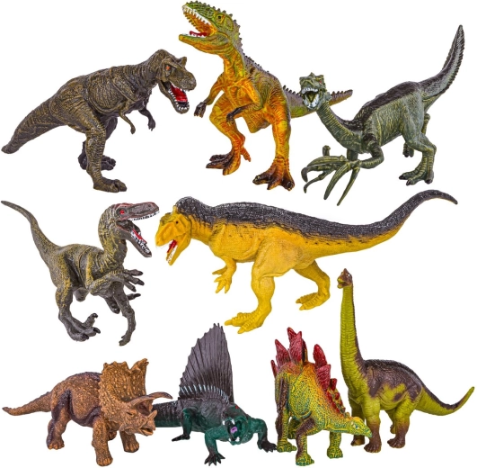 9 realistických figurek dinosaurů pro kreativní hru
