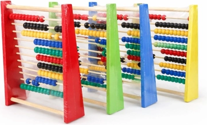 Dřevěné počítadlo pro děti 20 × 16 cm