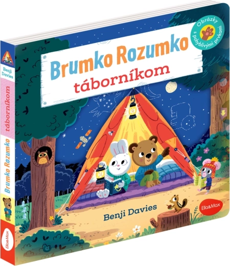 Brumko Rozumko táborníkem – obrázky s pohyblivými prvky