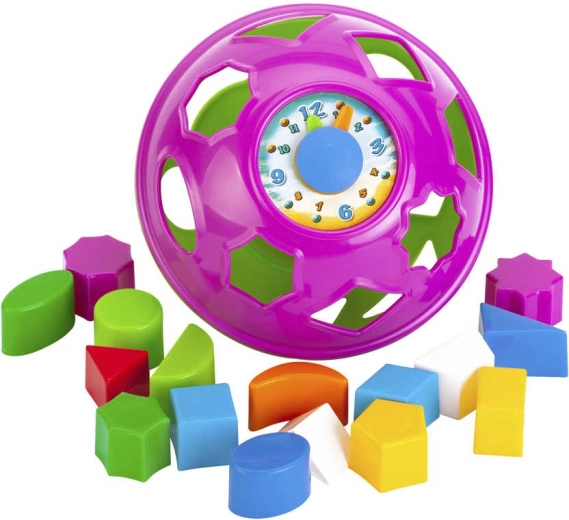 Baby vkládačka UFO s hodinami 17 cm (16 tvarů)