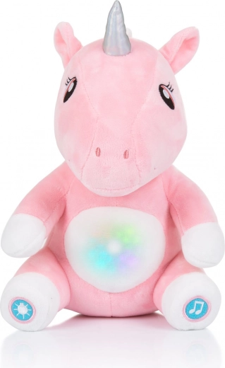 CHIPOLINO plyšový jednorožec se světýlky a hudbou