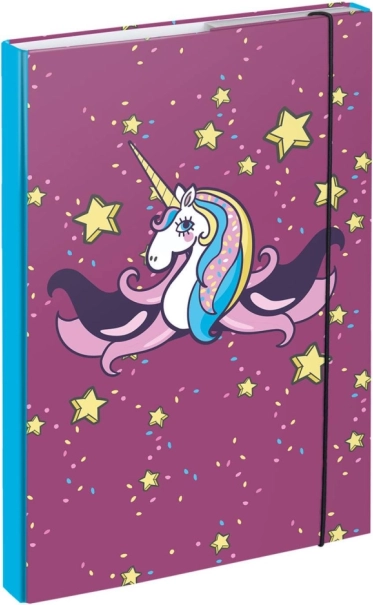 BAAGL desky na školní sešity A4 jednorožec