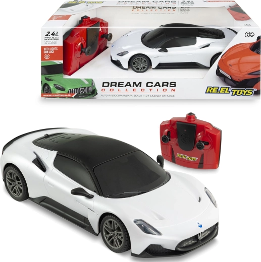 Maserati MC20 RC auto na dálkové ovládání 1:24 bílé 17 cm