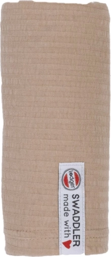 Lodger Swaddler seersucker látková plenka 70 × 70 cm béžová