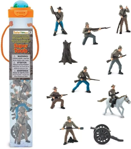 Safari Ltd. tuba s figurkami armády Konfederace