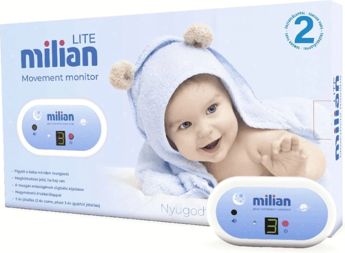 Monitor dechu Milian Lite s 2 senzorovými podložkami