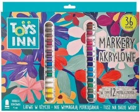 Akrylové markery TOYSINN – sada 36 barev