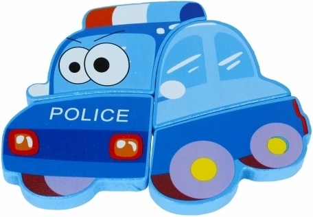 Veselý motiv policejního auta