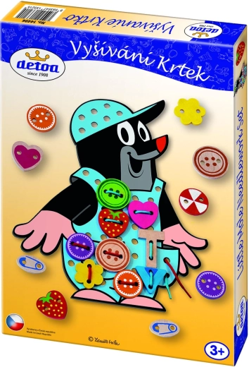 Detoa Vyšívací hračka Krtek