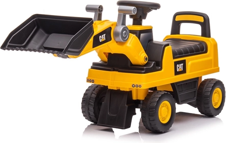 Dětské odrážedlo nakladač Baby Mix Caterpillar žluté