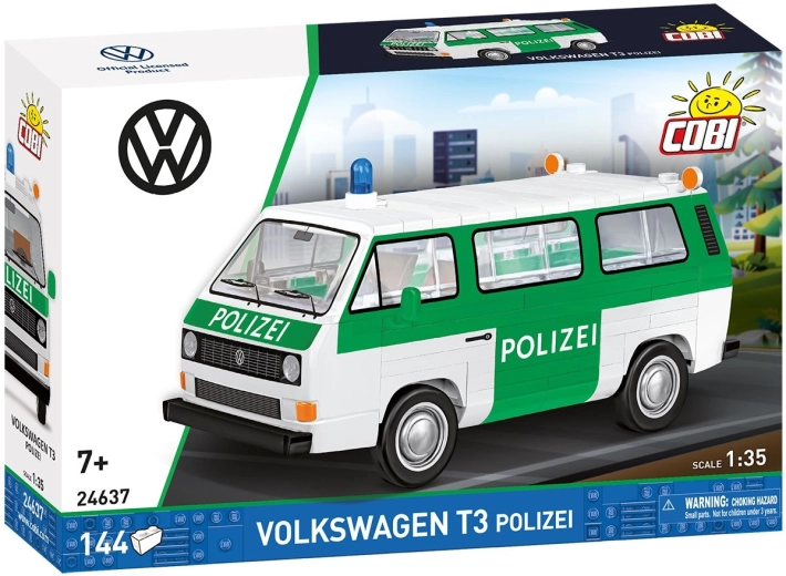 Cobi Volkswagen T3 policie 1:35 (144 dílků) - 1 kus