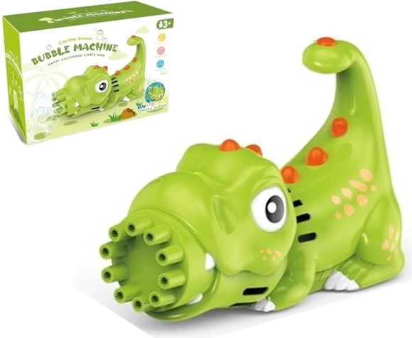 Dětský bublifuk dinosaurus s nádobkou na mýdlové bubliny
