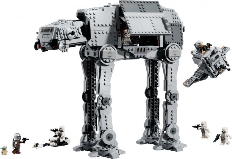 Detailní a pohyblivý AT-AT